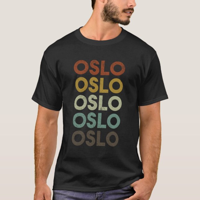 Oslo Norwegen T-Shirt (Vorderseite)