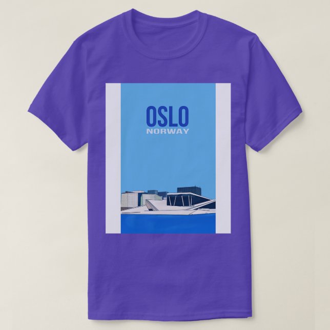 Oslo Norwegen T-Shirt (Design vorne)