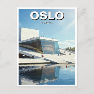 Oslo Norwegen Travel Postkarte