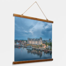 Oslo Norwegen Wandteppich Mit Holzrahmen