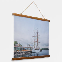 Oslo Norwegen Wandteppich Mit Holzrahmen