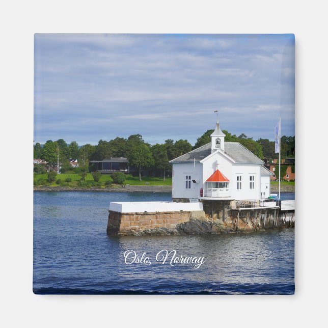 Oslo, Norwegischer Fjord Poster Magnet (Vorne)