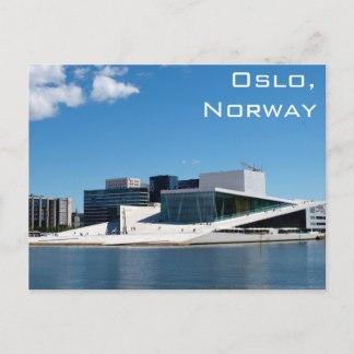 Oslo Opera House in Norway On Summer Day Postkarte