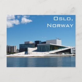 Oslo Opera House in Norway On Summer Day Postkarte