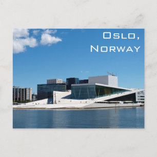 Oslo Opera House in Norway Wir haben Summer Day Postkarte