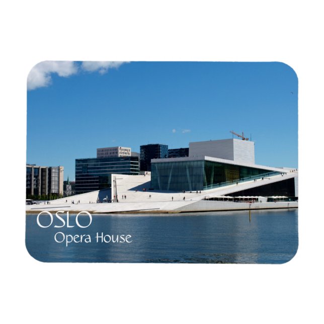 Oslo Opera House, Kühlschrank Norwegen, Mag. Magnet (Horizontal)