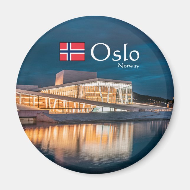Oslo Opera House Magnet (Vorne)