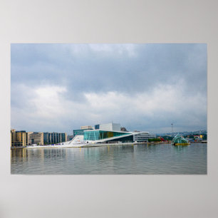 Oslo Opera House, Norwegen Poster