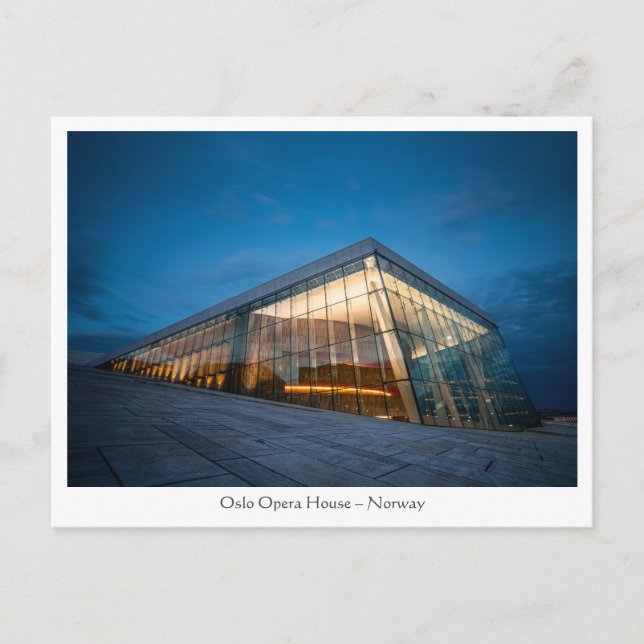 Oslo Opera House Postkarte (Vorderseite)