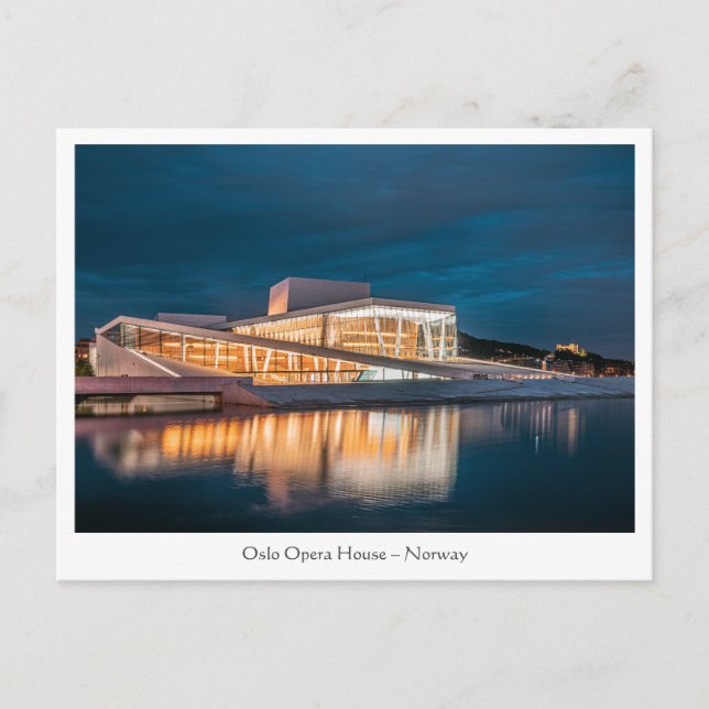Oslo Opera House Postkarte (Vorderseite)