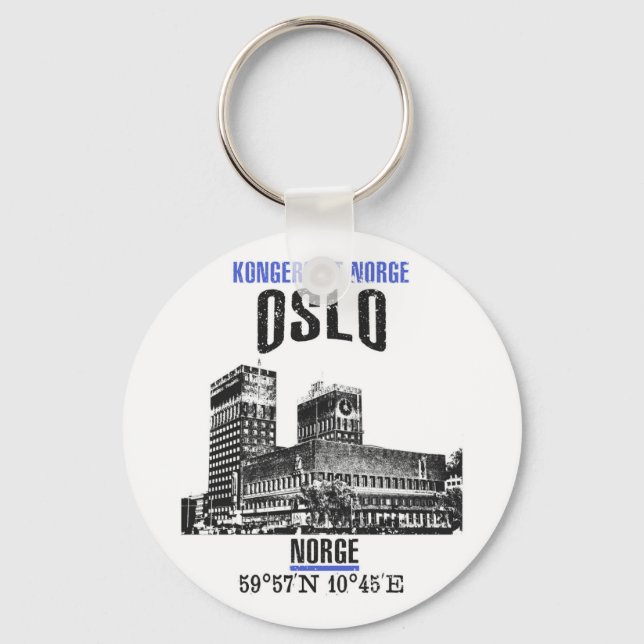 Oslo Schlüsselanhänger (Vorderseite)