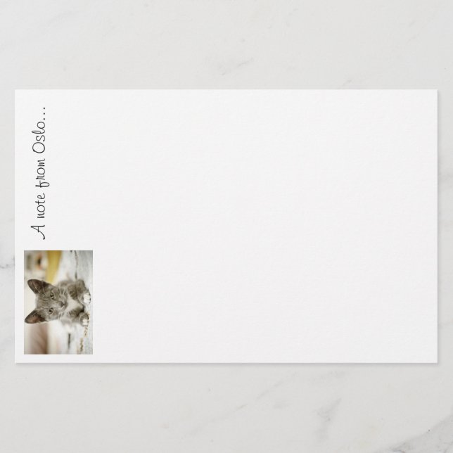 Oslo stationär briefpapier (Vorderseite)