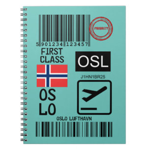 Oslo-Tag Notizblock