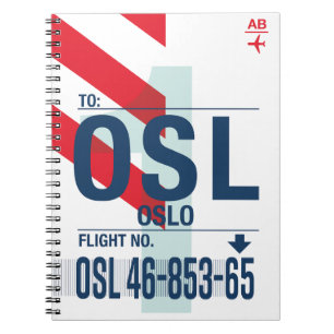 Oslo - Travel Journal Notizblock