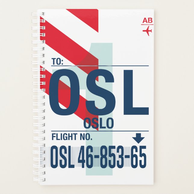 Oslo - Travel Planner 2026 Planer (Vorderseite)