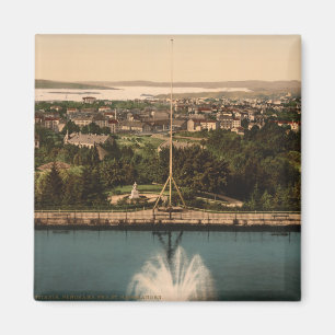 Oslo vom St Hanshaugen Park, Norwegen Magnet