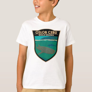 Oslob Cebu Philippines Whale Shark Travel Vintag T-Shirt