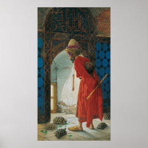 Osman Hamdi Bey der Schildkröten-Trainer Poster