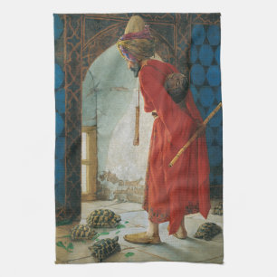 Osman Hamdi Bey Der Tortoise Trainer Geschirrtuch