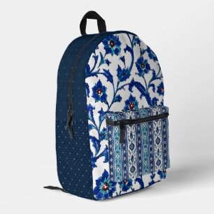 Osmanisch & Japanisch Inspirierte Kunsthandwerkste Bedruckter Rucksack