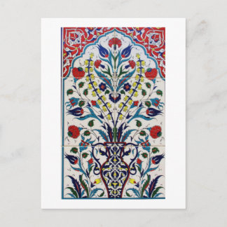 Osmanische Türkei Arabesque Alte Tile Postkarte