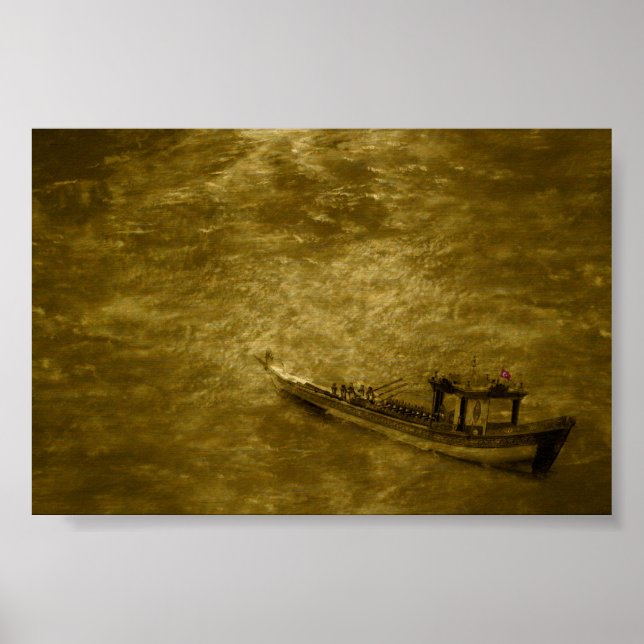 Osmanisches Boot Poster (Vorne)