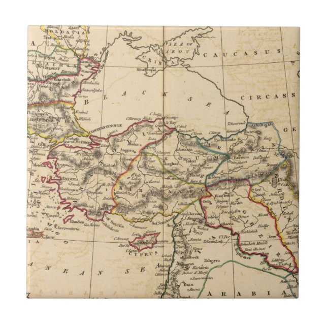 Osmanisches Reich Fliese (Vorderseite)