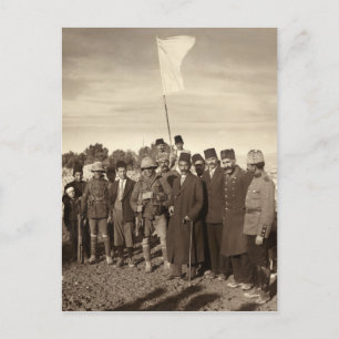 Osmanisches Reich Übergabe Jerusalems 1917 Postkarte
