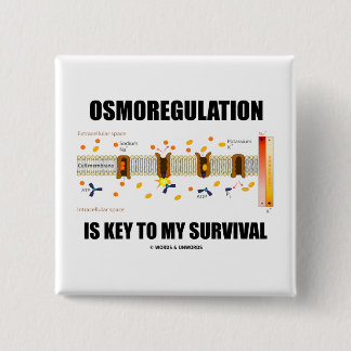 Osmoregulation ist zu meinem Überleben Schlüssel Button