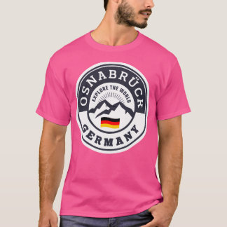 Osnabruck Deutschland Schwarzweiß-Wappen T-Shirt
