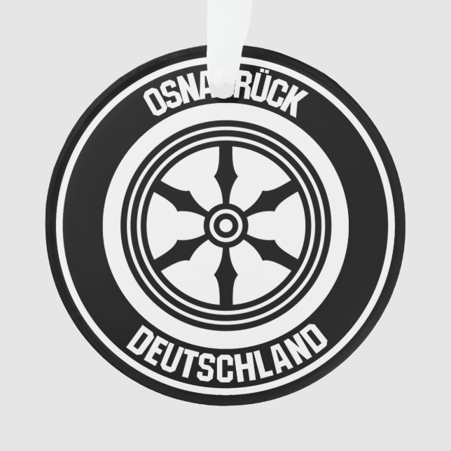 Osnabrück rundes Emblem Ornament (Vorderseite)