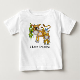 OSO Niedlich "I Liebe Opa" Kuh Baby Romper T-shirt