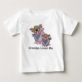 OSo Niedlich "Opa Lieben Me" Piggy Baby Romper T-shirt