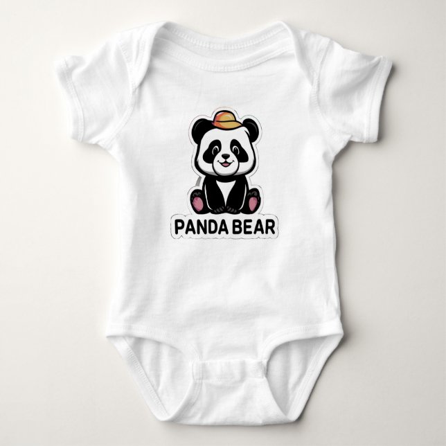Oso Panda Baby Strampler (Vorderseite)