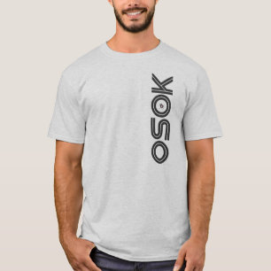 OSOK - Einschussloch-T-Shirt Dunkelheits-Grafik T-Shirt