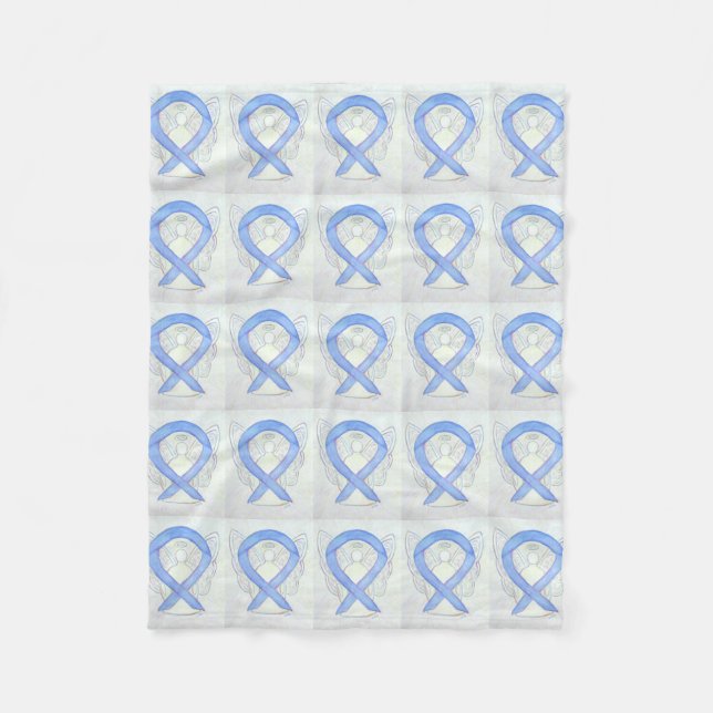 Ösophageale Krebsbewusstsein Ribbon Fleece Blanket (Vorderseite)