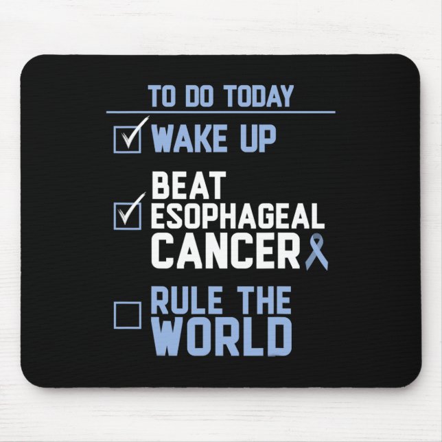 Ösophaguskrebs geweckt 1 mousepad (Vorne)