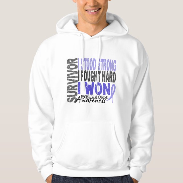 Ösophaguskrebserkrankung 4 hoodie (Vorderseite)
