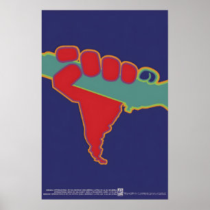 OSPAAAL-Plakat Internationale Woche der Solidaritä Poster