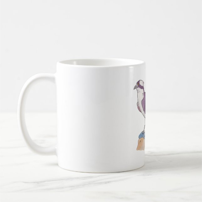 Ospreu-Aquarellvogelarten Kaffeetasse (Links)