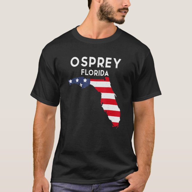 Osprey Florida USA Staat America Travel Floridian T-Shirt (Vorderseite)
