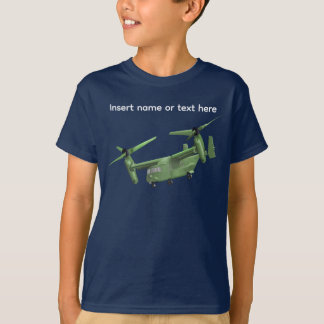 Osprey-Flugzeug mit Platz für Namen T-Shirt