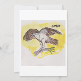 Osprey Greeting Card Einladung