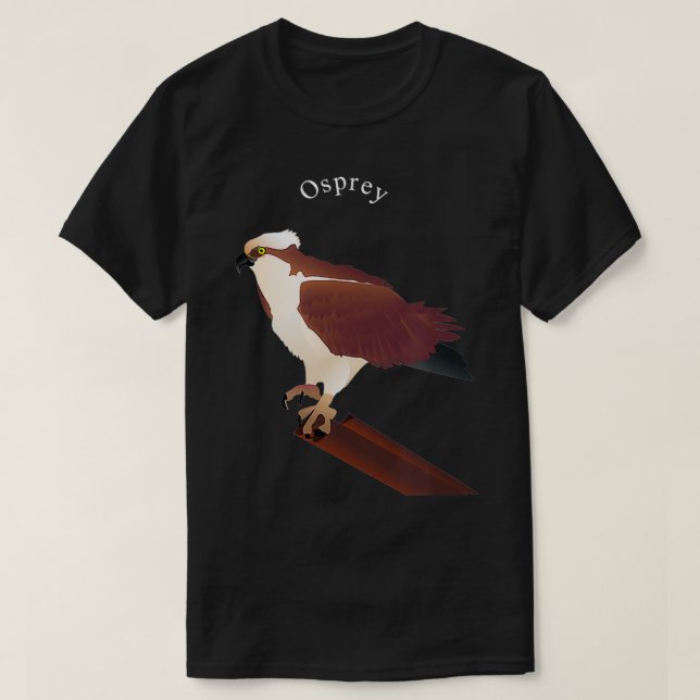 Osprey Hawk Bird Lover T-Shirt (Design vorne)