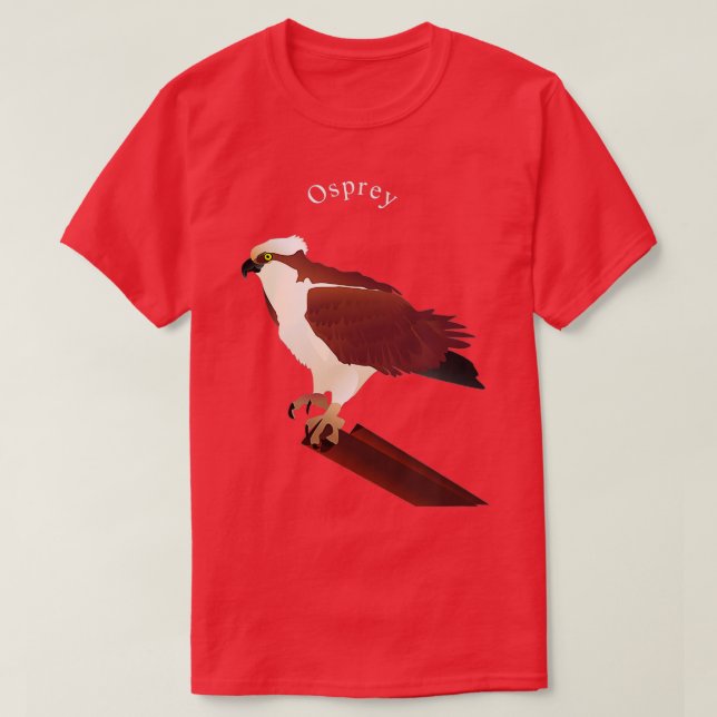 Osprey Hawk Bird Lover T-Shirt (Design vorne)