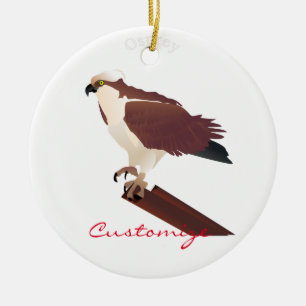 Osprey Hawk Raptor Thunder_Cove Keramik Ornament