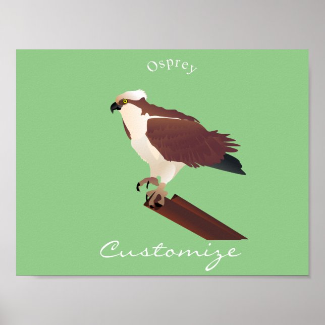 Osprey Hawk Raptor Thunder_Cove Poster (Vorne)