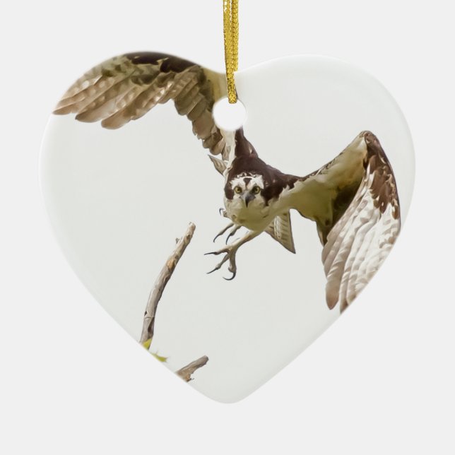 Osprey kommt auf dich zu keramikornament (Vorne)