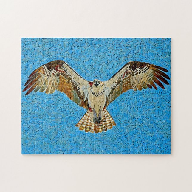 Osprey Mosaic Muster Print Puzzle (Horizontal)
