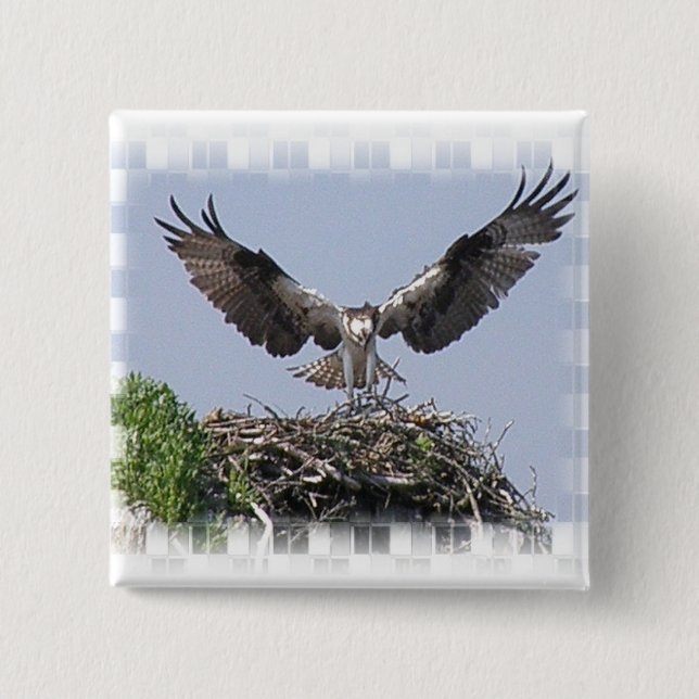 Osprey-Nest-Button Button (Vorderseite)